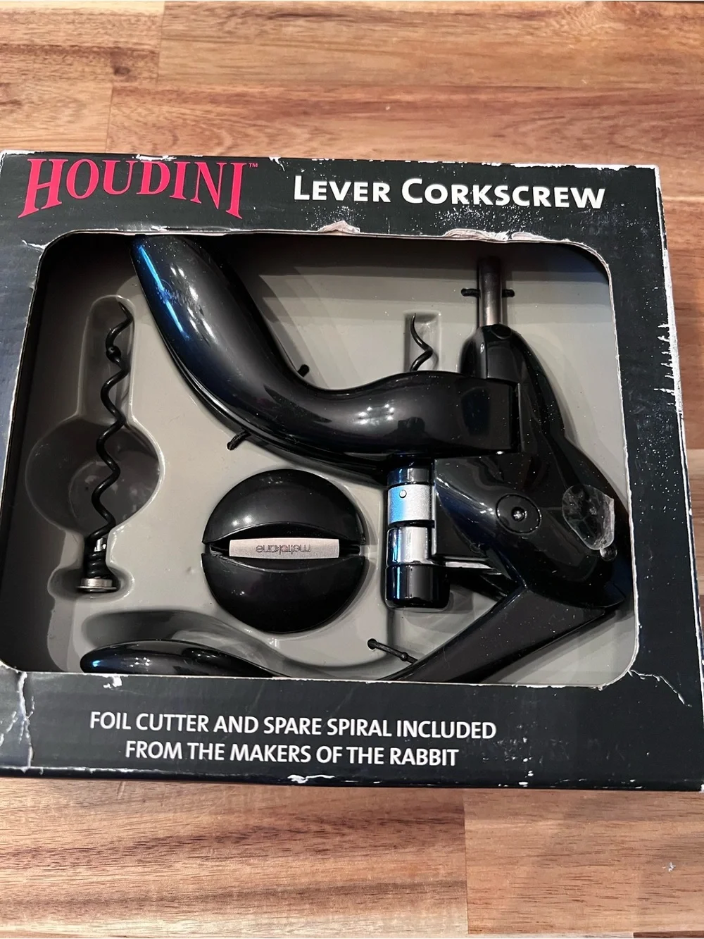 houdini lever corkscrew